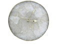 Large Clear Crystal Agate Round Wall Clock