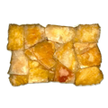 Large Golden Brown Agate Cheese Platter Tray