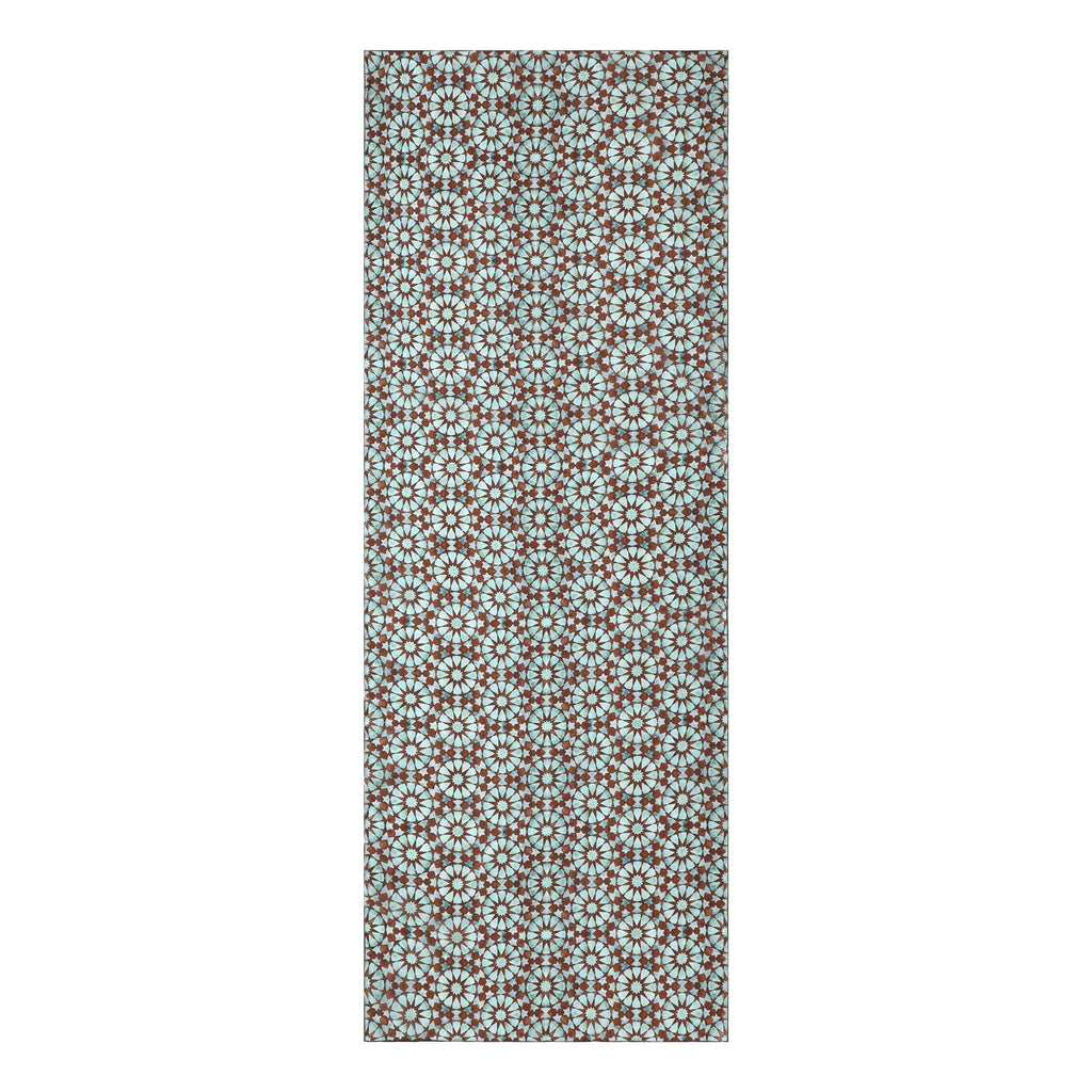 Islamic Pattern Tiles Silk Scarf Muqarnas V1
