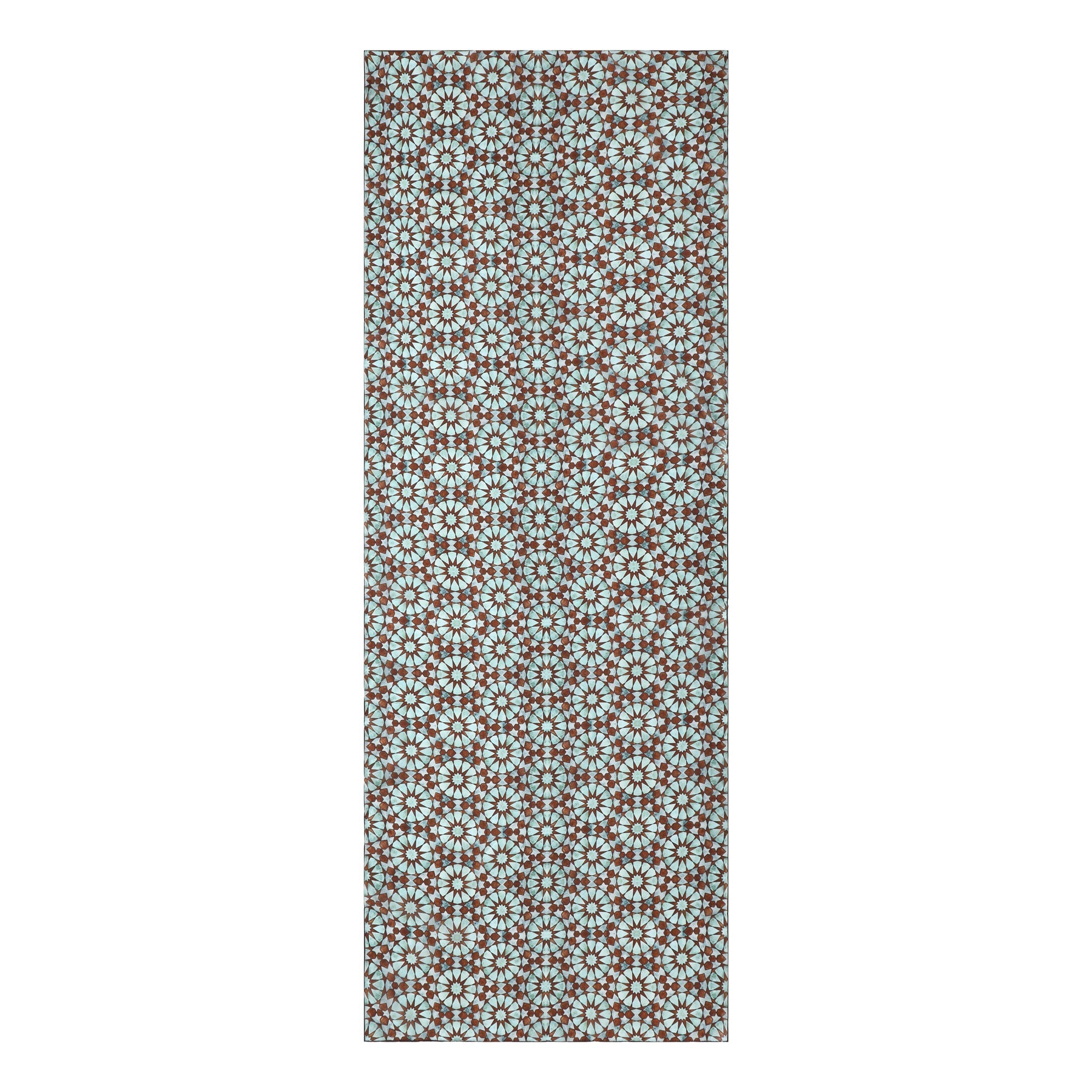 Islamic Pattern Tiles Silk Scarf Muqarnas V1