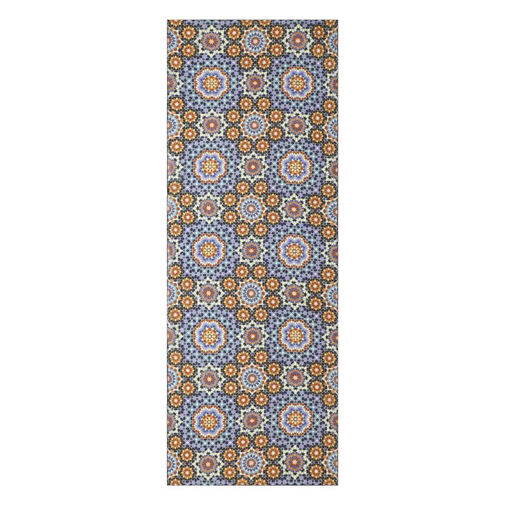 Purple & Brown Silk Scarf Baraka V2
