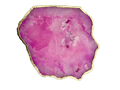 Large Pink Agate Cheese Platter Tray