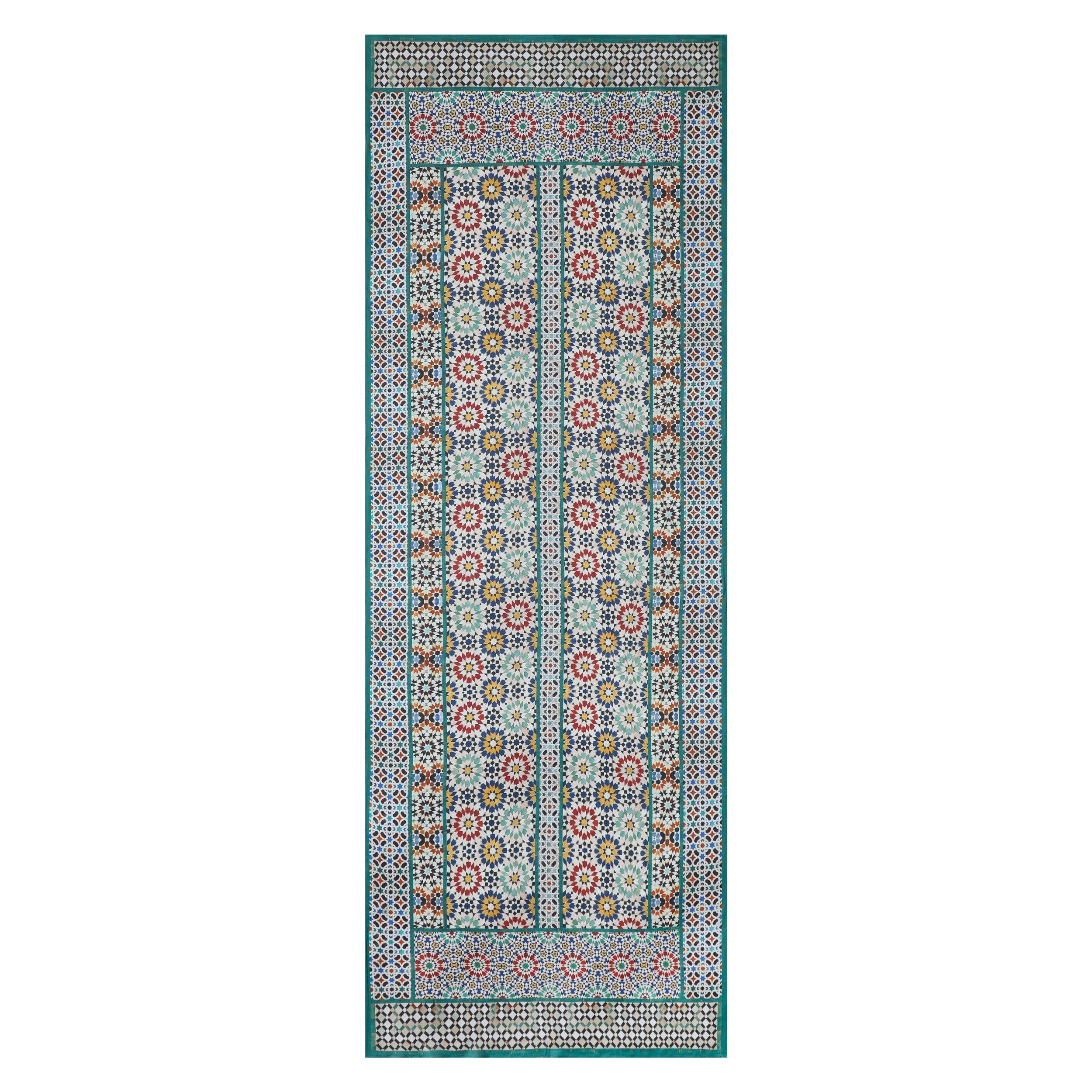 Moroccan Mosaic Tiles Inspired Scarf Zagora