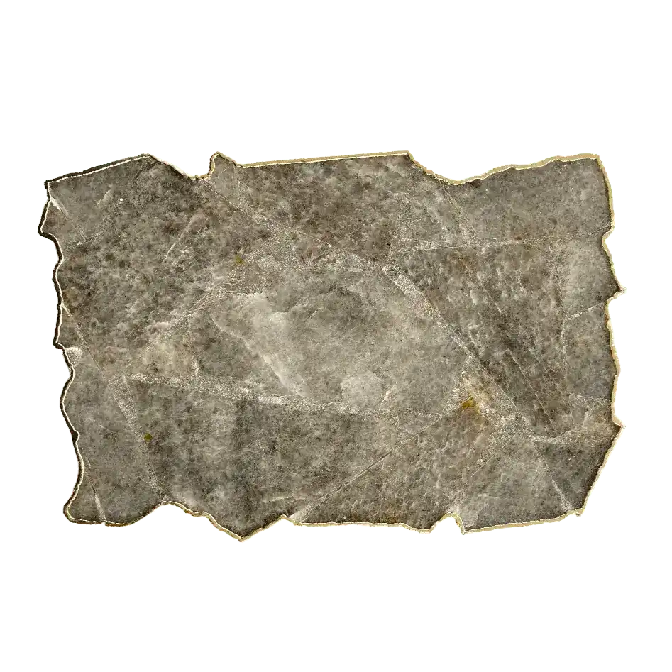 Large Smoky Grey Agate Cheese Platter Tray