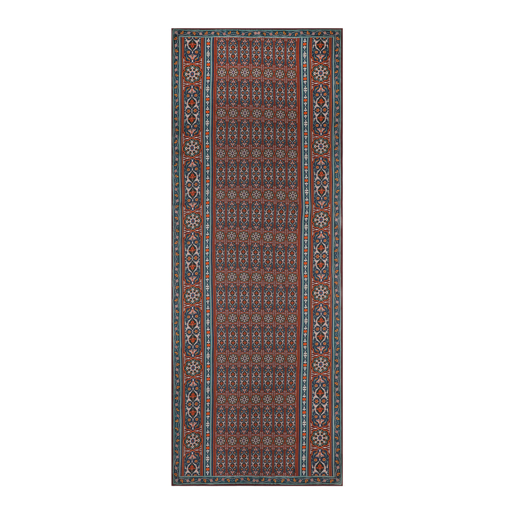 Isfahan-Inspired Scarf – Floral Design, 100% Modal - Zarashfan