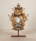 Late 18th Century Italian Carved Giltwood Cartouche By Sister Parish Design