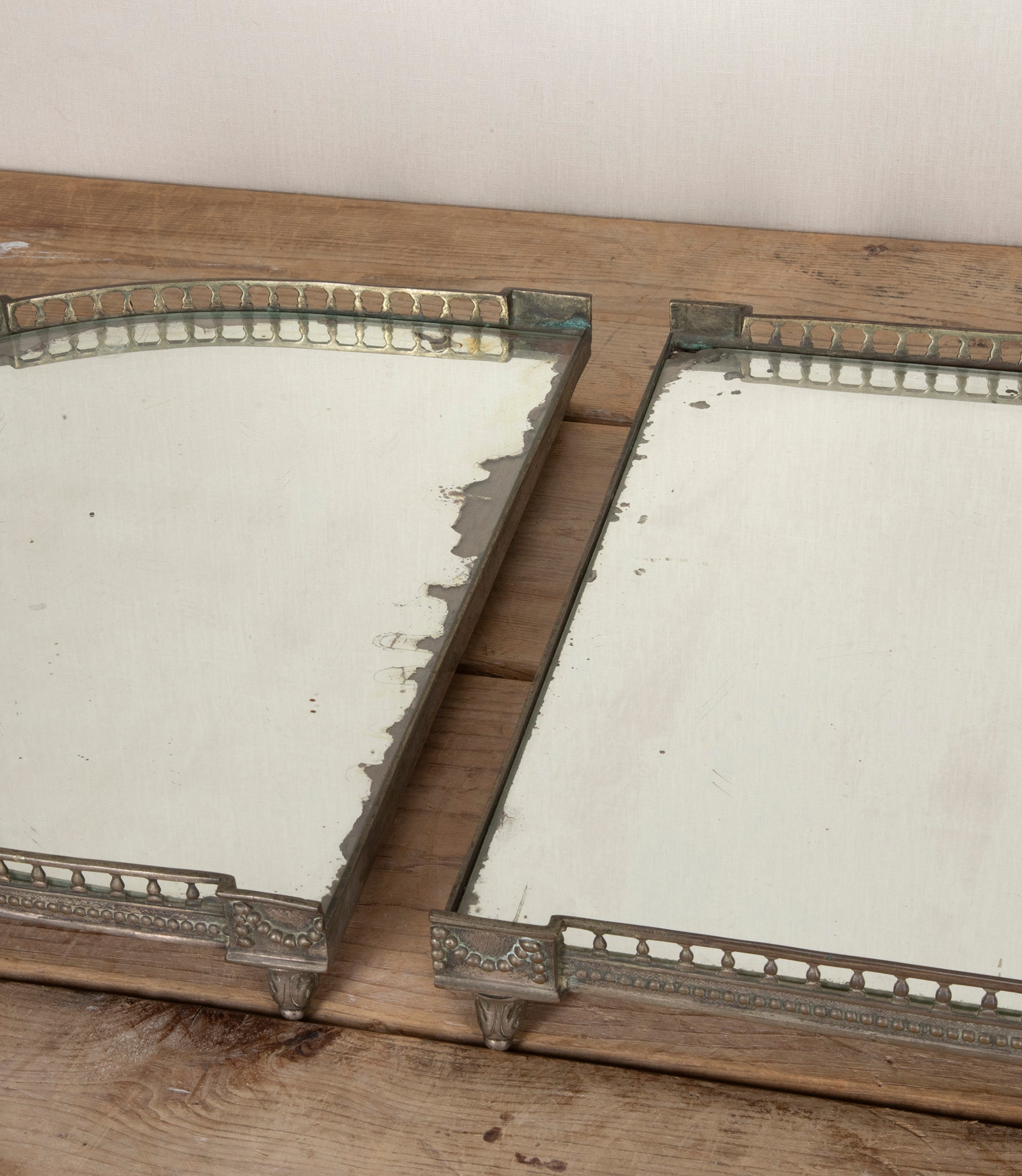 Late 19th Century French Bronze and Mirrored Surtout de Table By Sister Parish Design