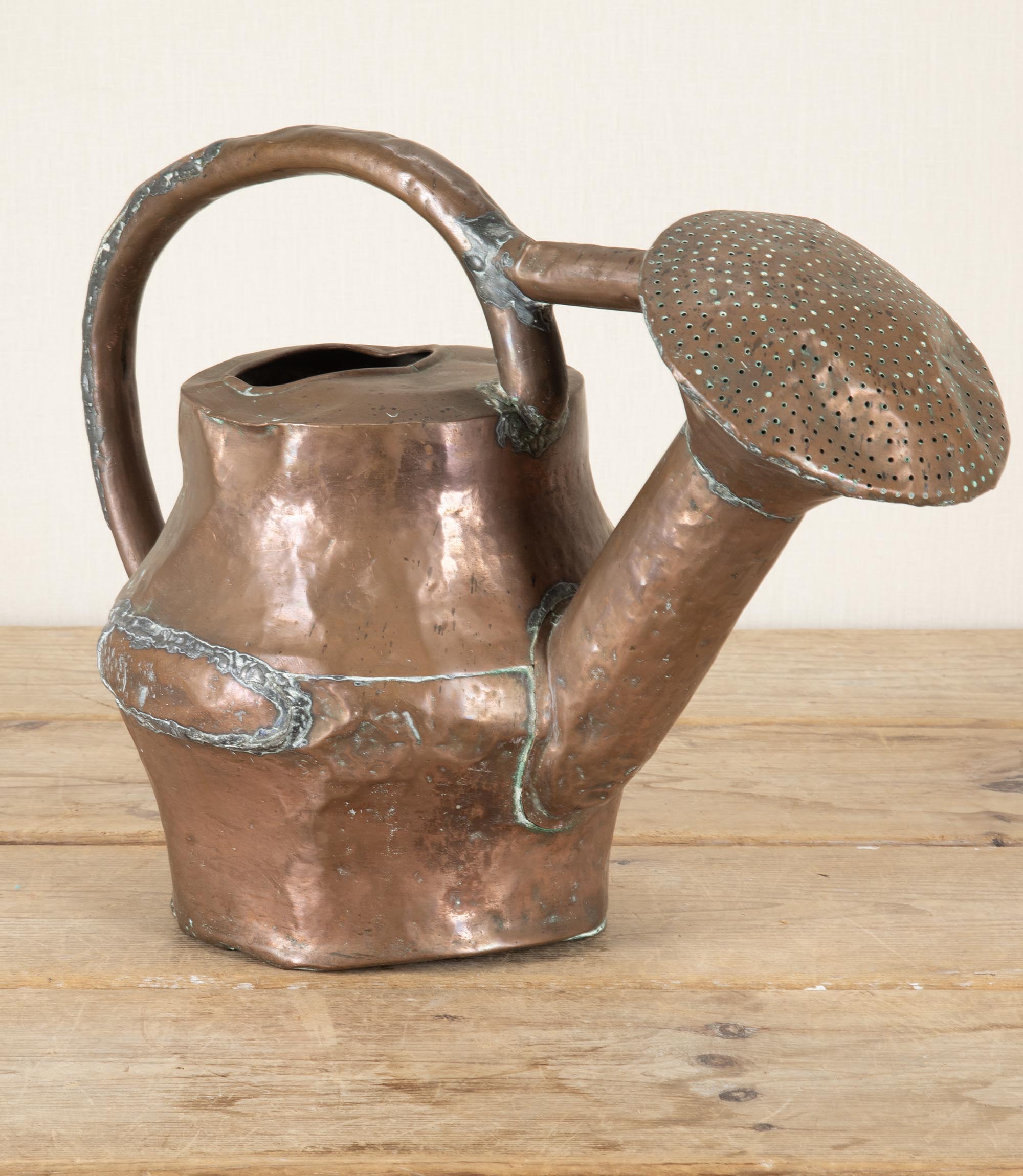 Late 19th Century French Copper Watering Can By Sister Parish Design