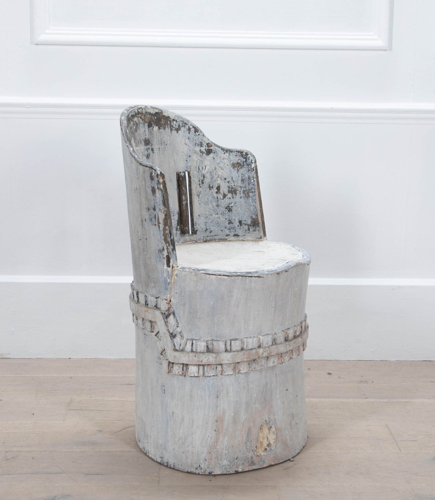 Late 19th Century Swedish Kubb Stool By Sister Parish Design