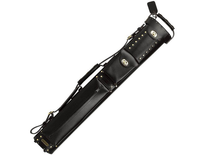 Vincitore/Win Grade A Black Leather 3x6 Hard Case