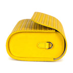 Small Leather Clutch Bag Yellow Bayarcal