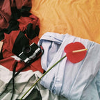 Tokyo #101 - Black & Red leather camera strap