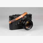 Tokyo #206 - Tanned & Brown leather camera strap