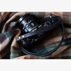 Berlin #101 - Black Leather camera strap