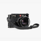 Roma #201 - Black Leather camera strap