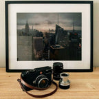 Berlin #102 - Brown Leather camera strap