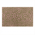 Leopard Print Hand Tufted Wool Rug 8 x 10 ft