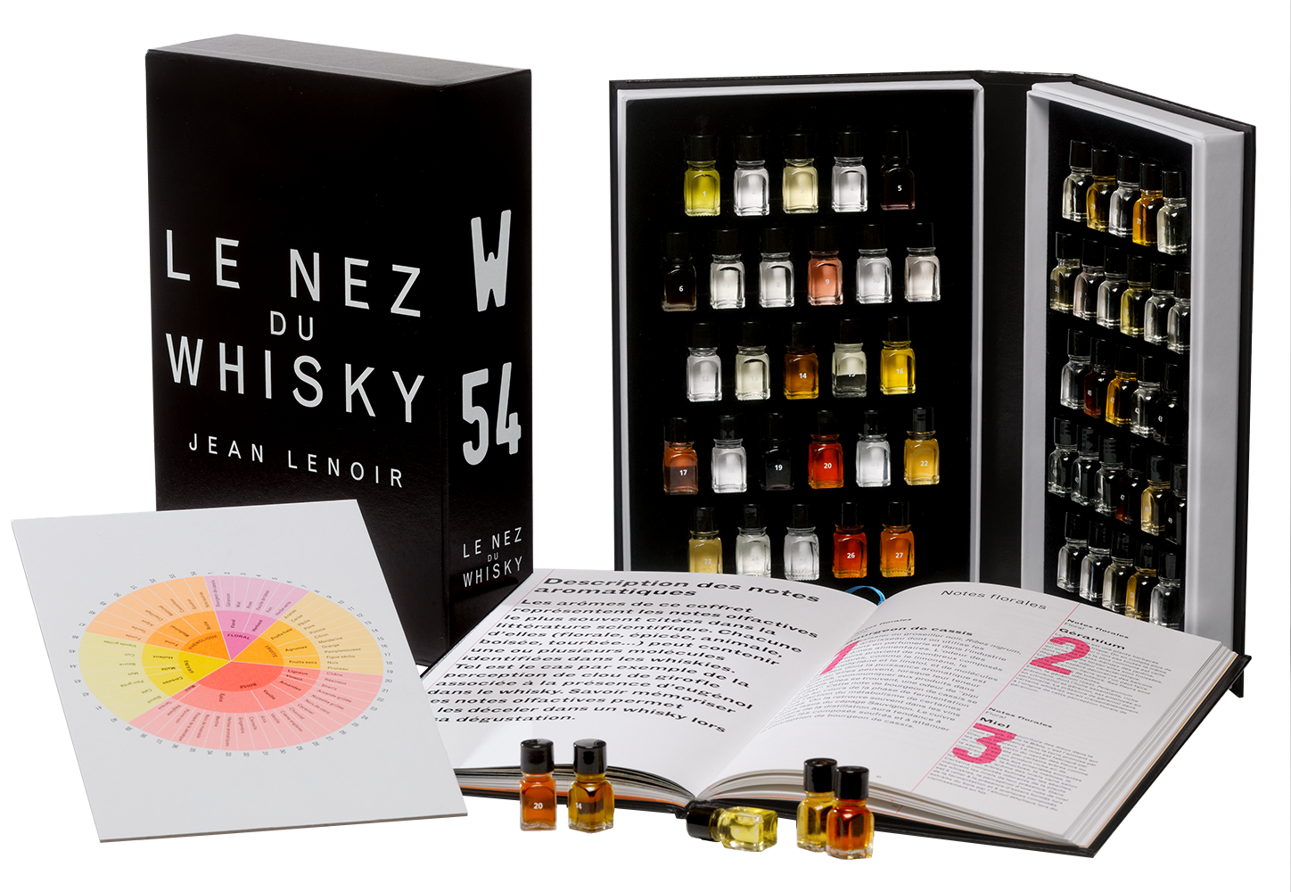 Le Nez du Whiskey - 54 Whiskey Aroma Kit by Jean Lenoir