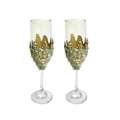 Light Green Quartz Champagne Glass - Set of 2