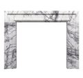 Lilac Marble Fireplace Surround