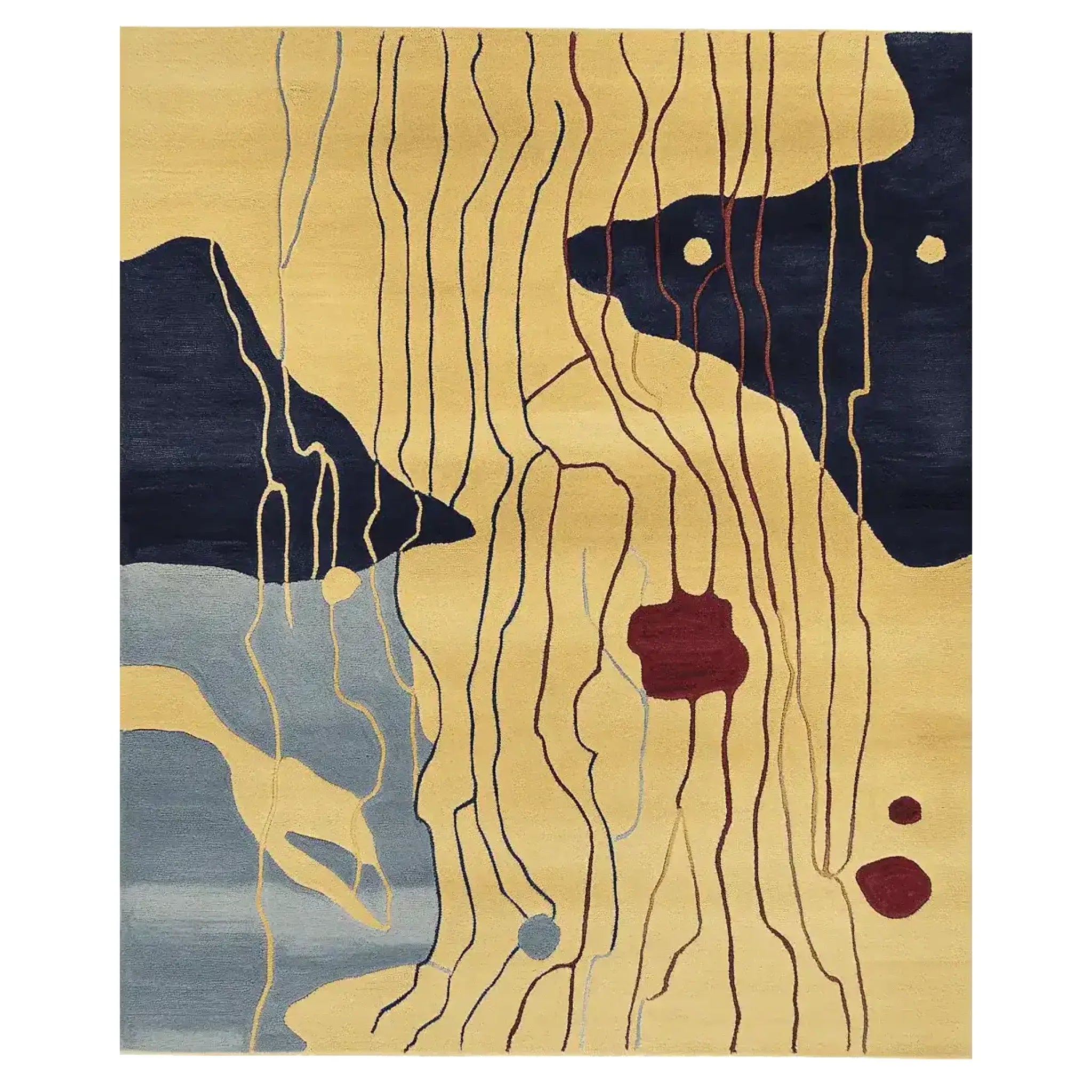 Linear Pulse Hand Tufted Rug