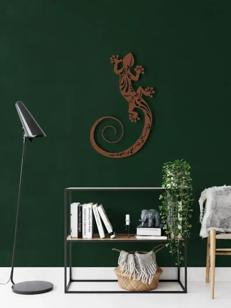 Lizard Metal Wall Decor
