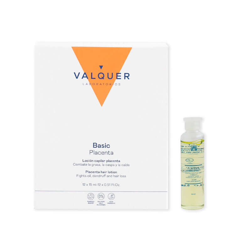 Loción Capilar de Placenta Vegetal - 12x15 ml