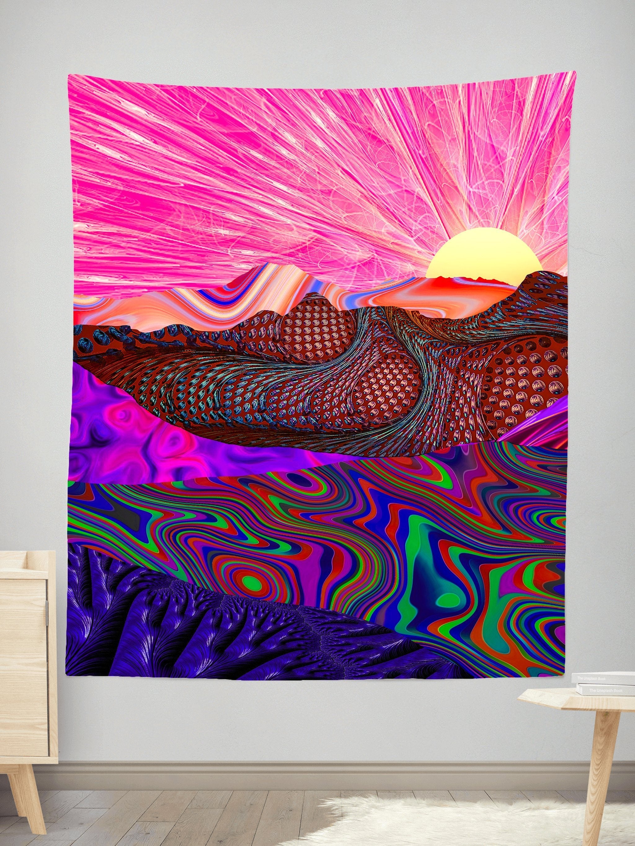 Trippy Trek Tapestry