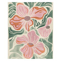 Lush Blush Bloom Hand Tufted Rug