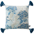 Luxurious Crane & Pine Tree Decorative Pillow Cover
