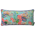 Luxurious Exotic Zebra & Aviary Decorative Pillow Cover