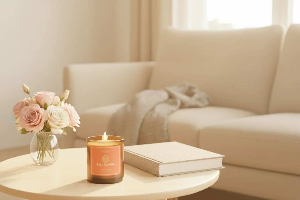 Luz Serena – Vela para despertar la energía positiva