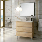 BATHME MADISON TOP Conjunto Completo Mueble 3 Cajones Bambú