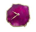 Magenta Agate Aventurine Wall and Desk Clock