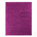 Magenta Artic Geo Modern Hand Tufted Wool Rug