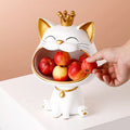 ArtZ® Lucky Cat Storage Bin - White