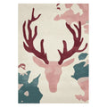 Majestic Antler Hand Tufted Rug