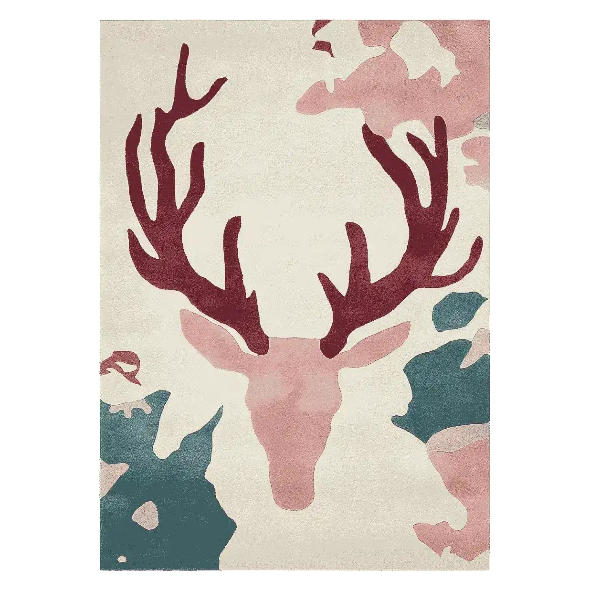 Majestic Antler Hand Tufted Rug