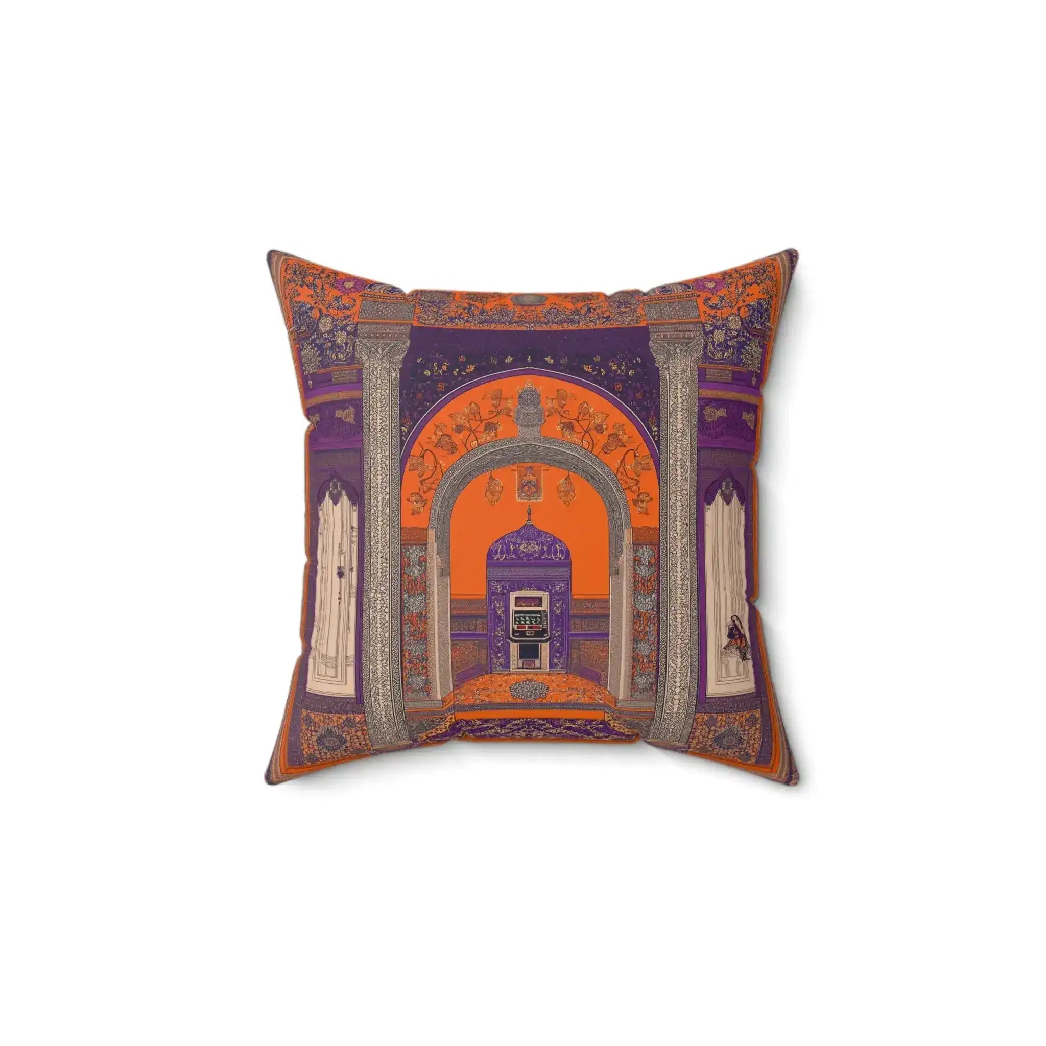 Majestic Oriental-Inspired Throw Pillow