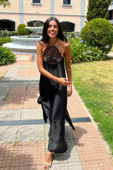 VESTIDO MANDALA | NEGRO
