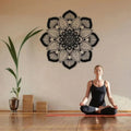 Mandala Flower Metal Wall Art