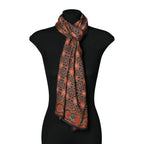 Scarf with Islamic Art-Inspired Geometric Print Lyabi