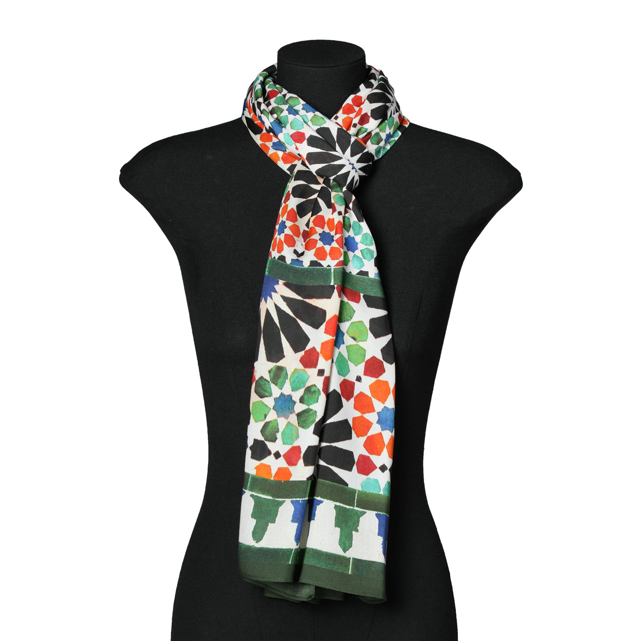 Alhambra of Granada Mosaic Inspired Scarf Garnata