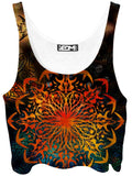 Fire Ornament Crop Top