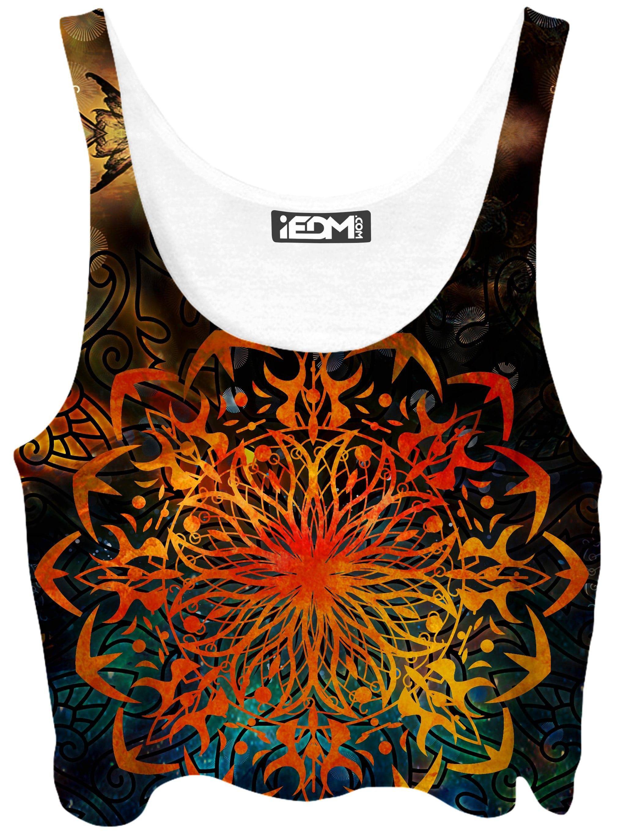 Fire Ornament Crop Top