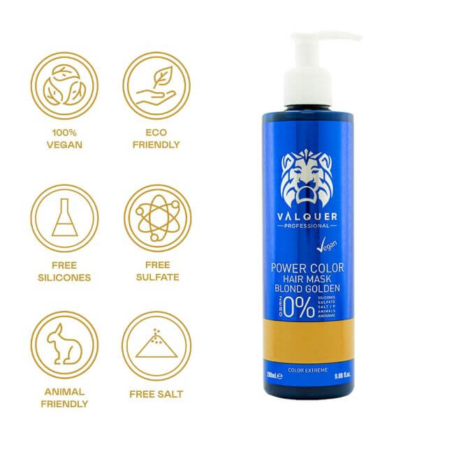 Mascarilla color Rubio Dorado - Power Color - 275 ml