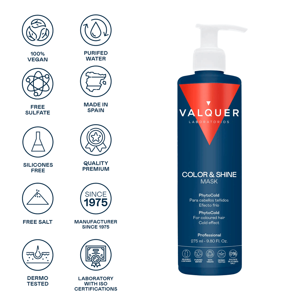Mascarilla Capilar Glacial – Potenciador de Color y Brillo para Cabellos Teñidos