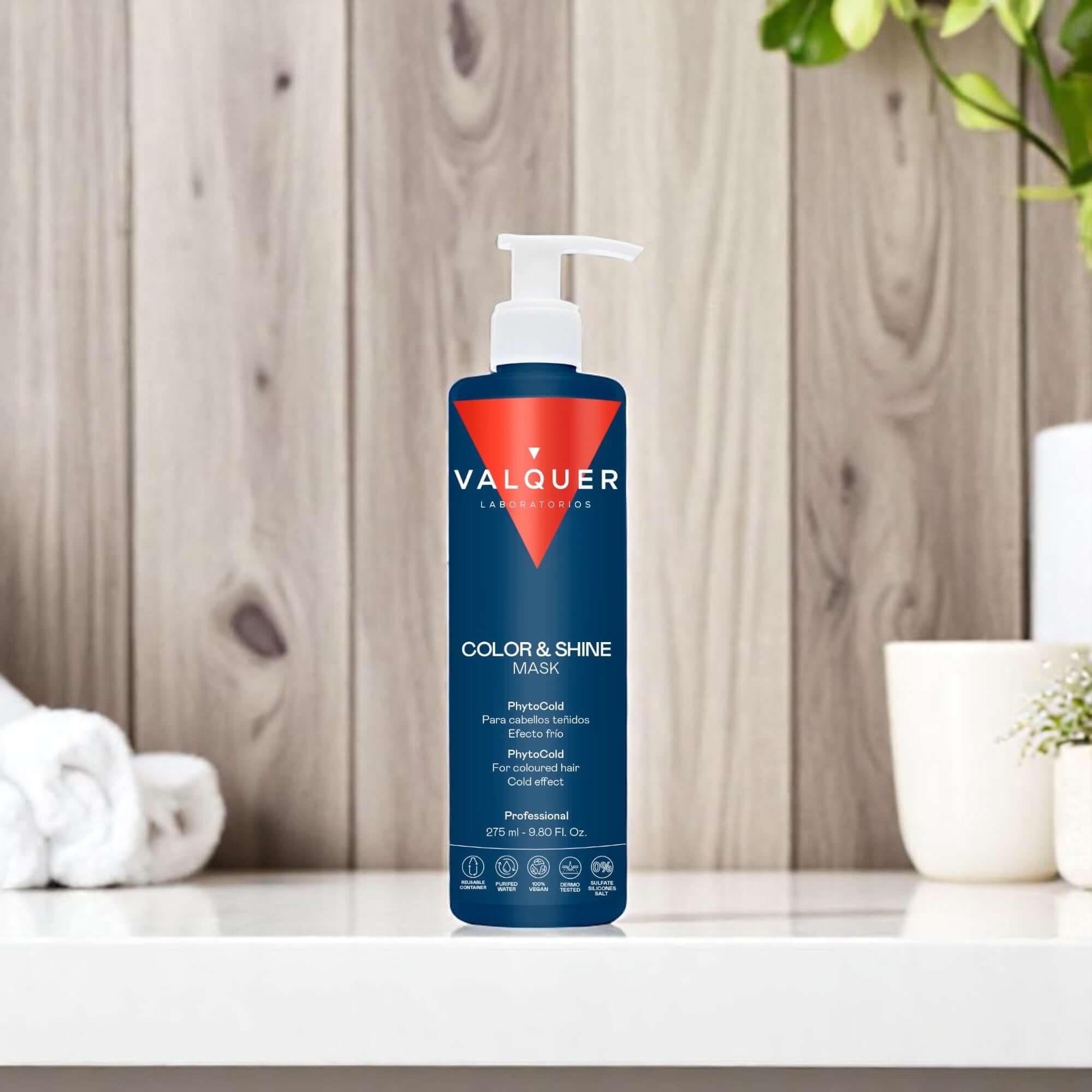 Mascarilla Capilar Glacial – Potenciador de Color y Brillo para Cabellos Teñidos