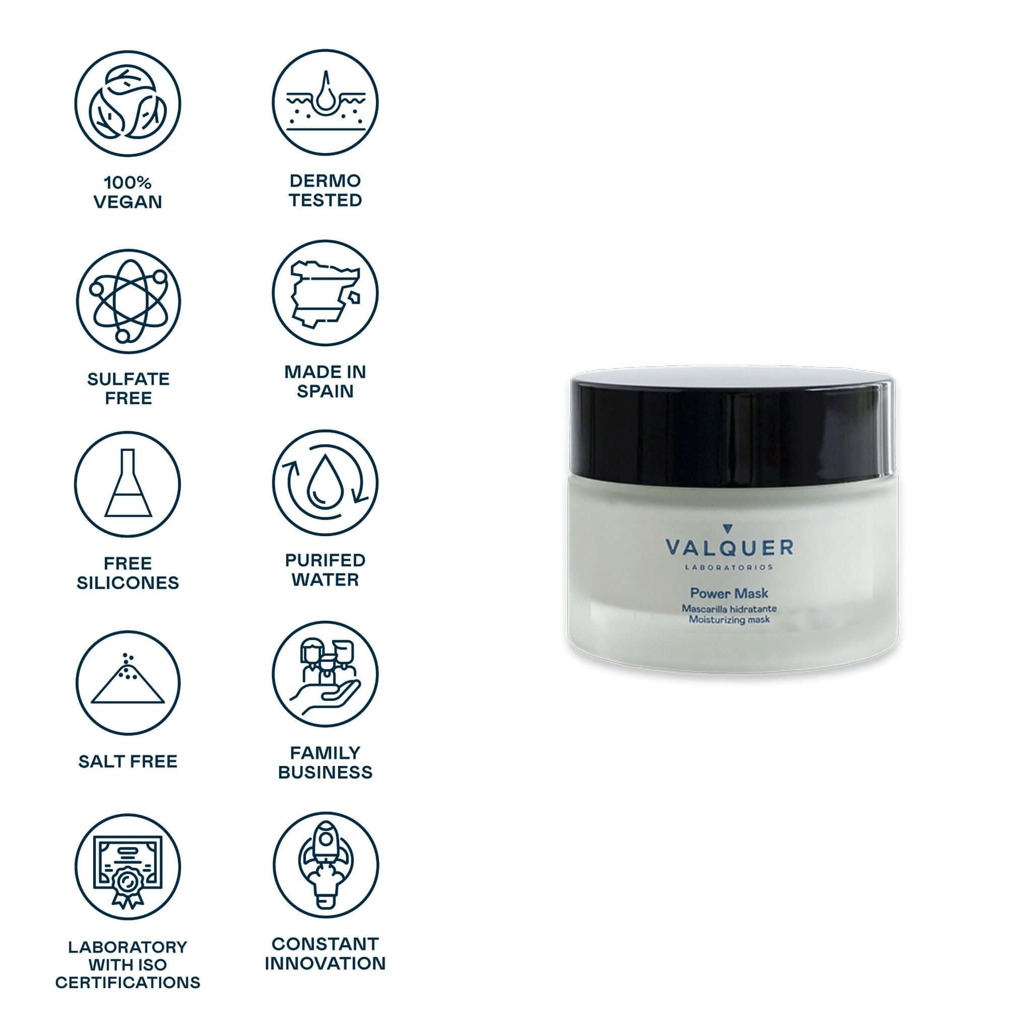 Mascarilla Facial Hidratante con Agua de Bambú y Microalgas - 50 ml