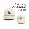 Ape Dad Hat + Monkey Kids Hat Bundle By Dad Brand